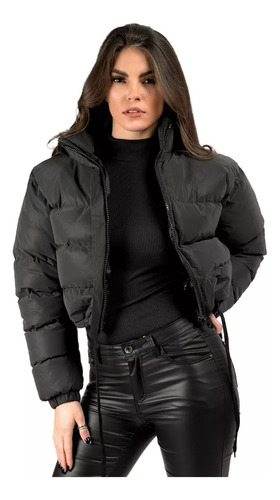 Chaqueta Corta De Invierno Para Mujer