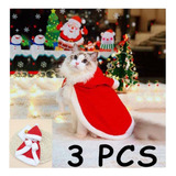 Capa De Mascota De Disfraz De Perro Gato Navidad Capa Gato