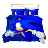 Juego De Funda De Edredón Hedgehog Sonic