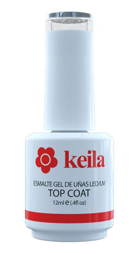 Esmalte Semipermanente  Para Uñas Top Coat Uv Led Keila 