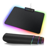 Mousepad Gamer Led Rgb Iluminado Multicores 35x25 Cm Medio