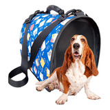 Bolso Guacal Cargador Maletín Mascota Perro ( L )