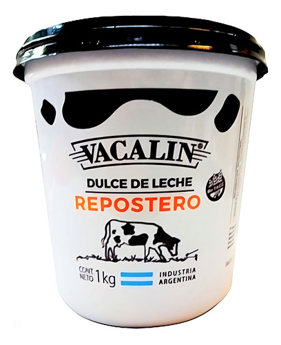 Dulce De Leche Vacalin Repostero X1 Kg - Envase Original