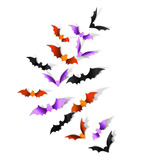 Halloween 3d Bats Decoración De Pared Palabras De Pared De M