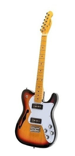 Guitarra Parquer Telecaster Thinline Semi Hueca Sb Cuota