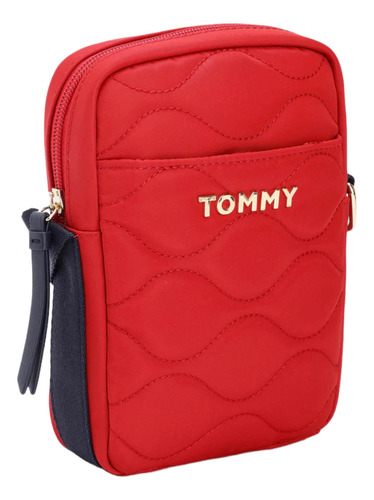 Bolso Bandolera Tommy Hilfiger Nylon Acolchado Estructurado