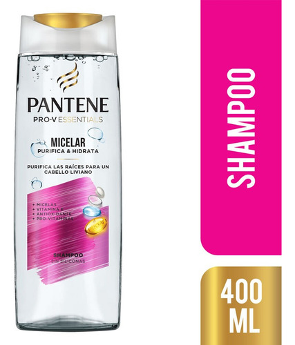 Shampoo Pantene Pro V Micelar Purifica E Hidrata X 400 Ml