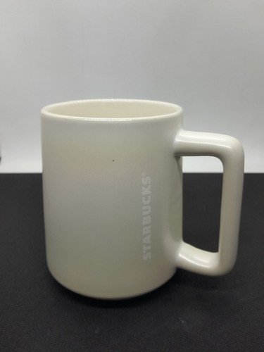 Taza Coleccionable Starbucks Blanca Tornasolada