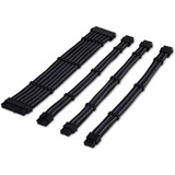 Kit Cables Atx Tecware Atx24 Pci-e 6+2 Eps 4+4 Negro Y Gris