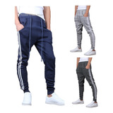 Combo 3 Calças Moleton Skinny Sport Luxo Oferta Atacado M1