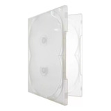 3 Estojo Caixa Capa Box Para Dvd Pack Scanavo Quadruplo