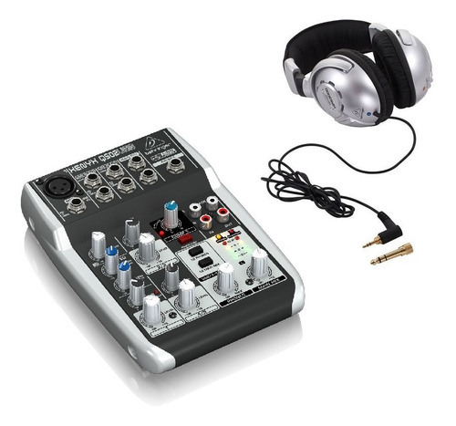 Mixer Behringer Xenyx Q502usb + Audifonos Hpm1000