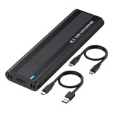 Adaptador Ssd M2 Ssd Case Nvme De Doble Protocolo M.2 A Usb