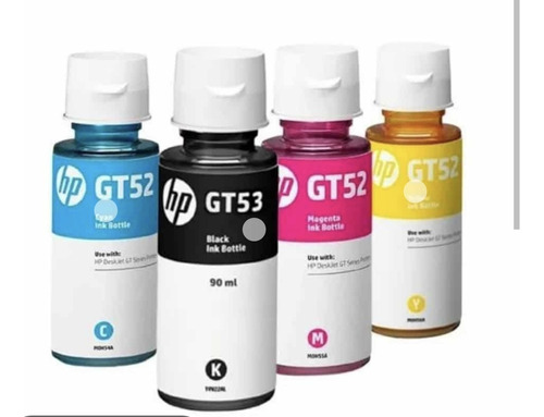 Pack Tinta Hp Gt 53, Gt 52 Originales