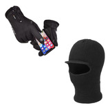 Combo Pasamontañas Balaclava + Guantes Touch Tacticos