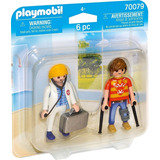 Playmobil Duo Pack 70079 Doctor Y Paciente Original Intek