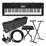 Kit Teclado Casio Ctk-3500 Musical 5/8 Completo Superkit