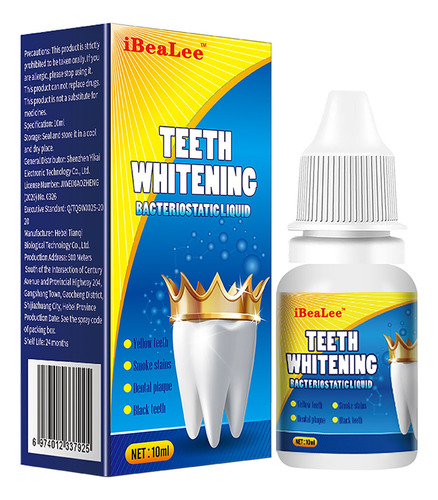 C 10 Ml Blanqueamiento Dental Higiene Limpieza Dientes Tooth
