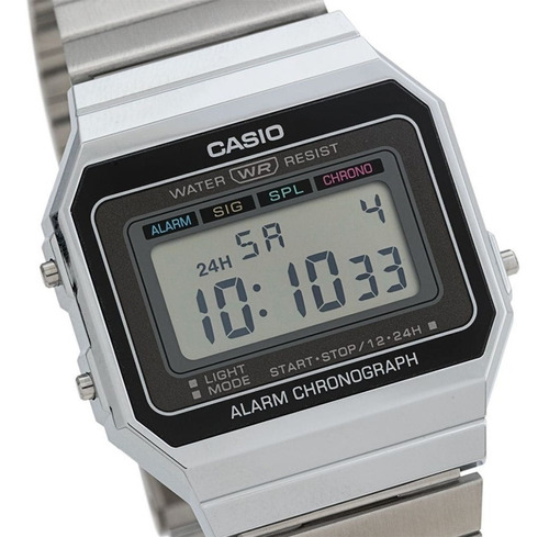 Reloj Hombre Casio Vintage A-700w-1a Joyeria Esponda