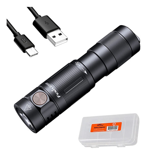 Linterna Fenix E09r Edc, 600 Lumen Usb-c Recargable, Con Lum