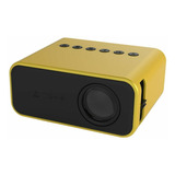 Mini Proyector Portátil Con Control Remoto Hdmi Av Tf Hd Color Amarillo - Yt500
