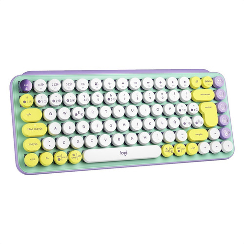 Teclado Inalámbrico Logitech Pop Daydream, Teclas Emojis