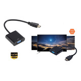 Cabo Adaptador Hdmi P/ Vga P/ Tv Pc Notebook Monitor Samsung