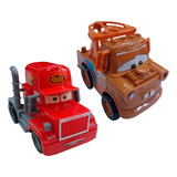 Carrito Vehiculo De Friccion Cars Mack Y Mate Color Rojo