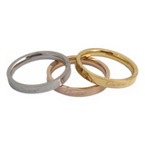 3 Anillos Cartier Love Ac01