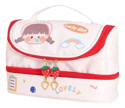 Estuche Lapiceras Kawaii Gran Capacidad De 70pz Con Stickers