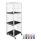 Canil Gatil Vertical De 3 Gaiolas Pet Shop Banho E Tosa