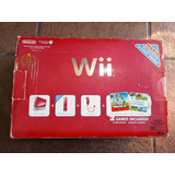 Nintendo Wii Color Rojo Completo En Caja,edicion Mario Bros