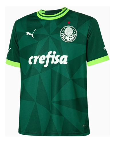 Camisa Palmeiras I Puma 23/24 Infantil Verde