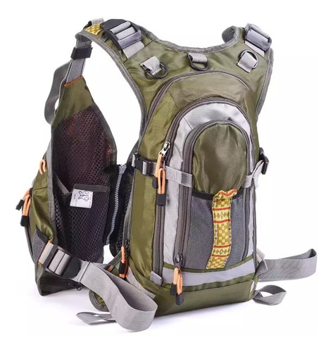 Mochila Bolsa Colete Pesca Fotografia Trekking Esporte