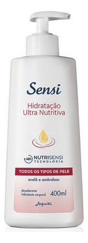 Hidratante Corporal Sensi Ultra Nutritiva 400ml - Jequiti