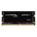 Memória Ram Impact Color Preto  8gb 1 Ddr4 2666mhz Hyperx Hx426s15ib2/8