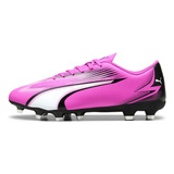 Zapato De Futbol Puma Ultra Play Fg/ag Rosado Hombre