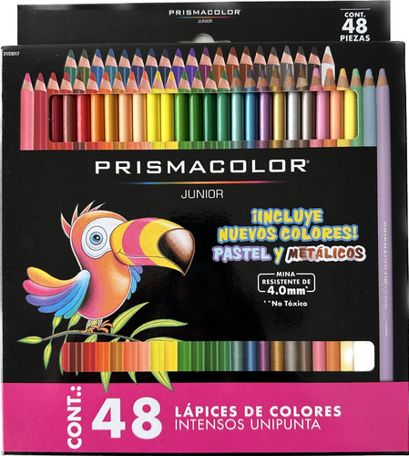 48 Lapices Colores Prismacolor Junior Unipunta 4mm Lapiz Col