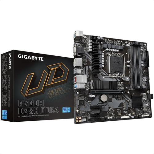 Tarjeta Madre Gigabyte B760m Ds3h Ddr4 Pci-e Usb3 Soc 1700