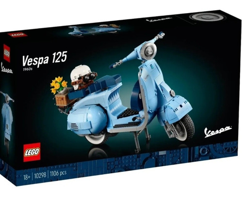 Lego® Icons - Vespa 125 (10298) Cantidad De Piezas 1106