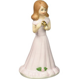 Enesco Growing Up Girls Morena Edad 9 Figura De Porcelana, 5