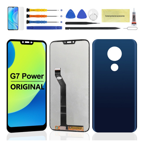 Pantalla Para Moto G7 Power Xt1955 Original Y Tapa Trasa