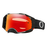 Antiparras Oakley Motocross Airbrake Przm Tuff Blocks Avant Color De La Lente Iridium Color Del Armazón Negro Talle Ajustable