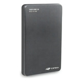 Case Para Hd Externo 2,5 Usb 2.0 Ch-200gy Grafite C3 Tech