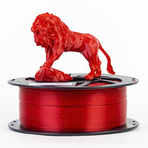 Filamento 3d Pla Astra Gliter- Grilon3 1.75mm 1kg Rojo