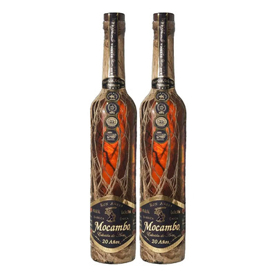 Dos Botellas Ron Mocambo Añejo Edición Arte 500ml | Meses sin interés