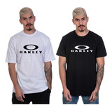 Kit 2 Camisetas Camisas Oakley Algodão Premium Top