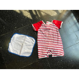 Lote Set Niño Body Toalla (uu) Talle 4 Me De Algodón