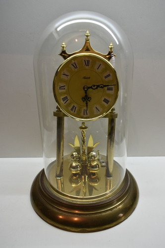 Reloj Hermle West Germany 1970's Cupula Cristal Faltantes