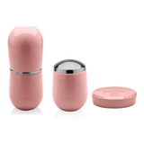 Kit Banheiro Lavabo Rosa Quartzo 3 Peças Ou Porta Escova De